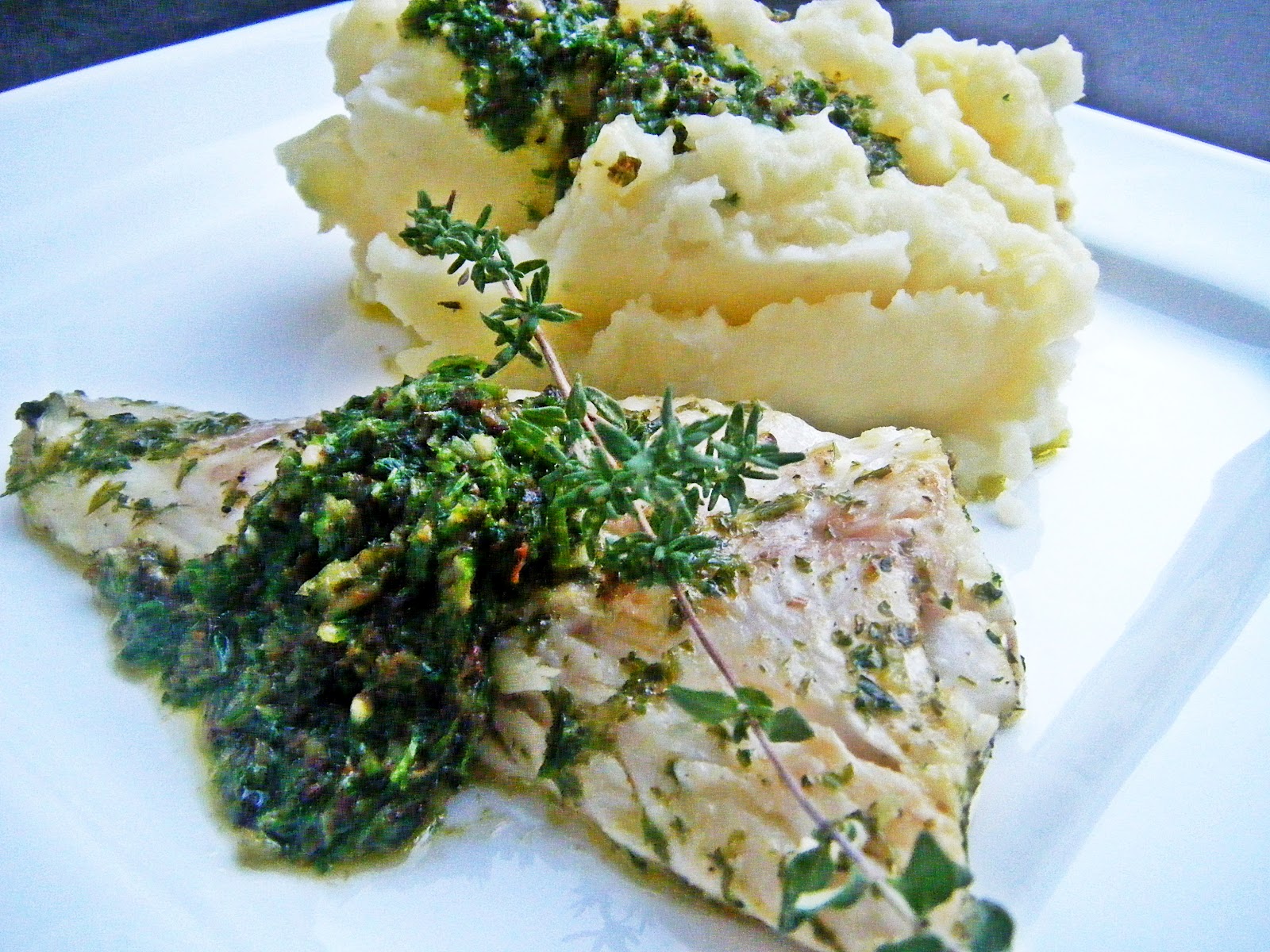 Fisch in Petersilienbutter mit Kohlrabipüree | Sugar &amp; Spice