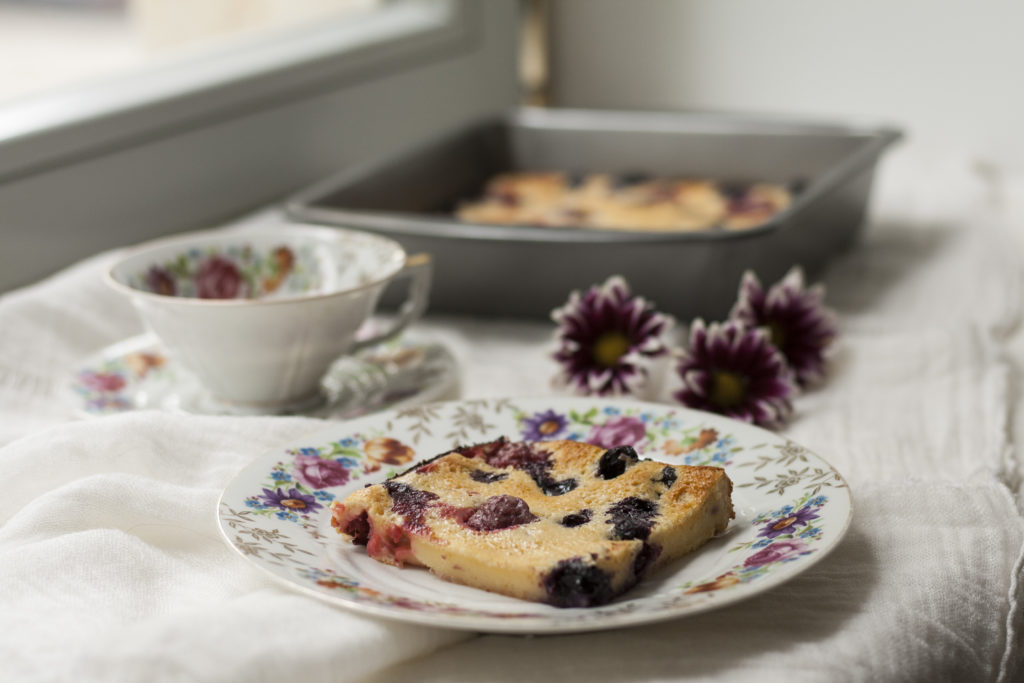 Quarkkeulchen mit Heidelbeer-Kompott | Sugar &amp; Spice