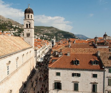 Dubrovnik Stradun von oben